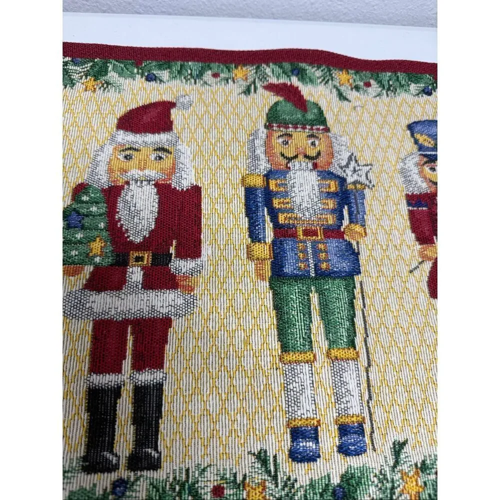 Vintage Current Set of 4 Nutcracker Tapestry Placemats Christmas 18